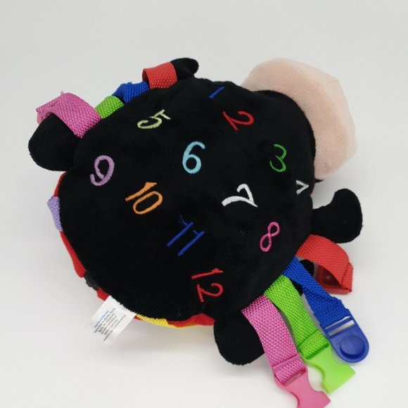 Buckle Toy Becky Ladybug Learning Interactive Plush Collection Zipper Counting - Picture 6 of 11